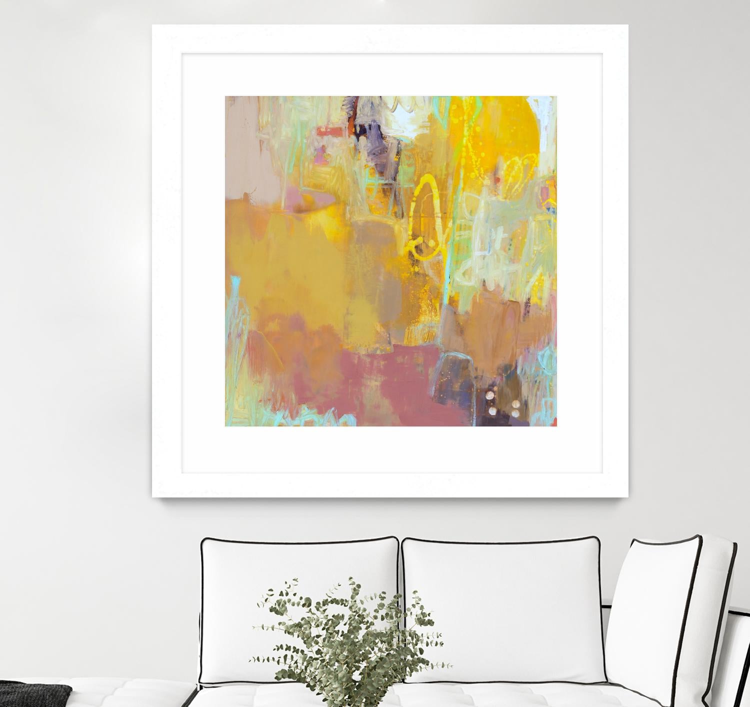 Maez II by Sue Jachimiec on GIANT ART - beige abstract abstract