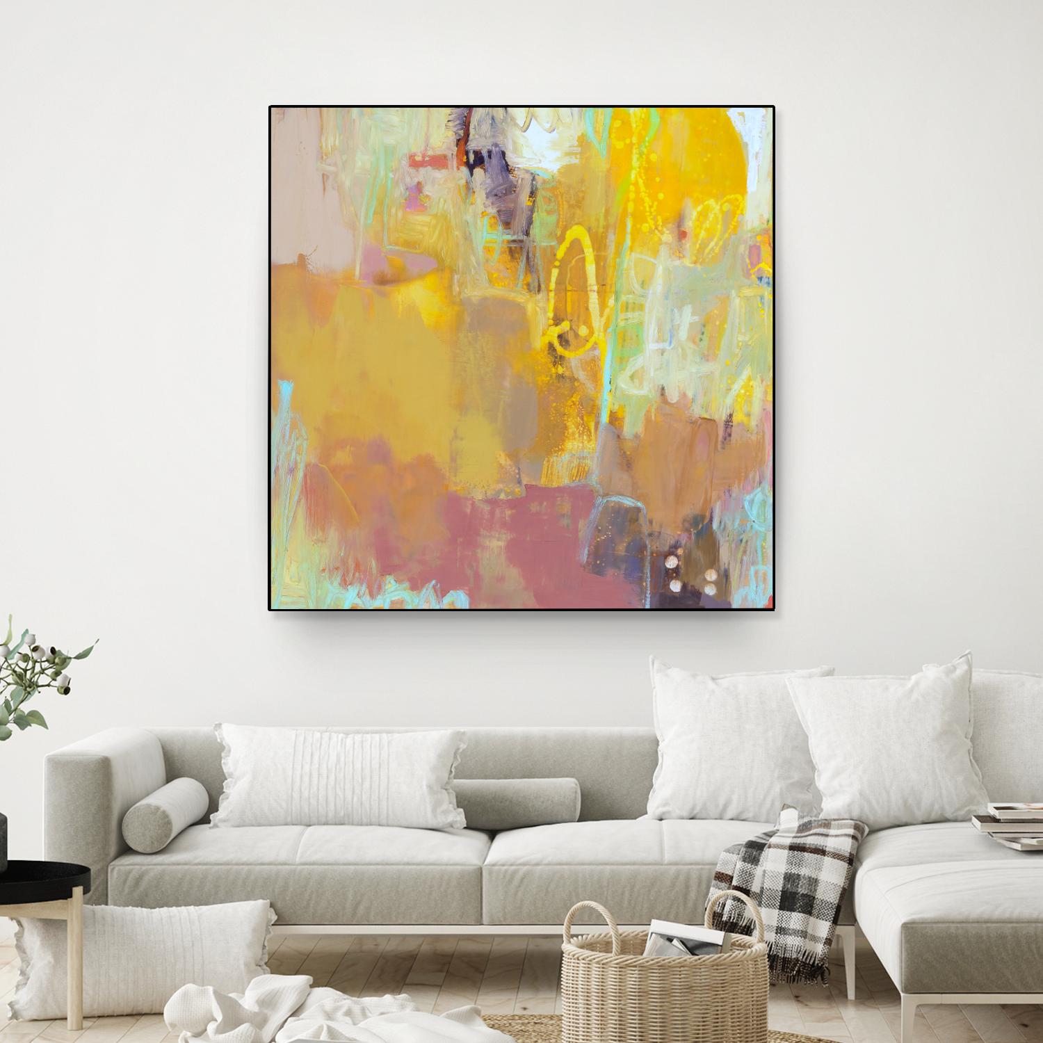 Maez II by Sue Jachimiec on GIANT ART - beige abstract abstract