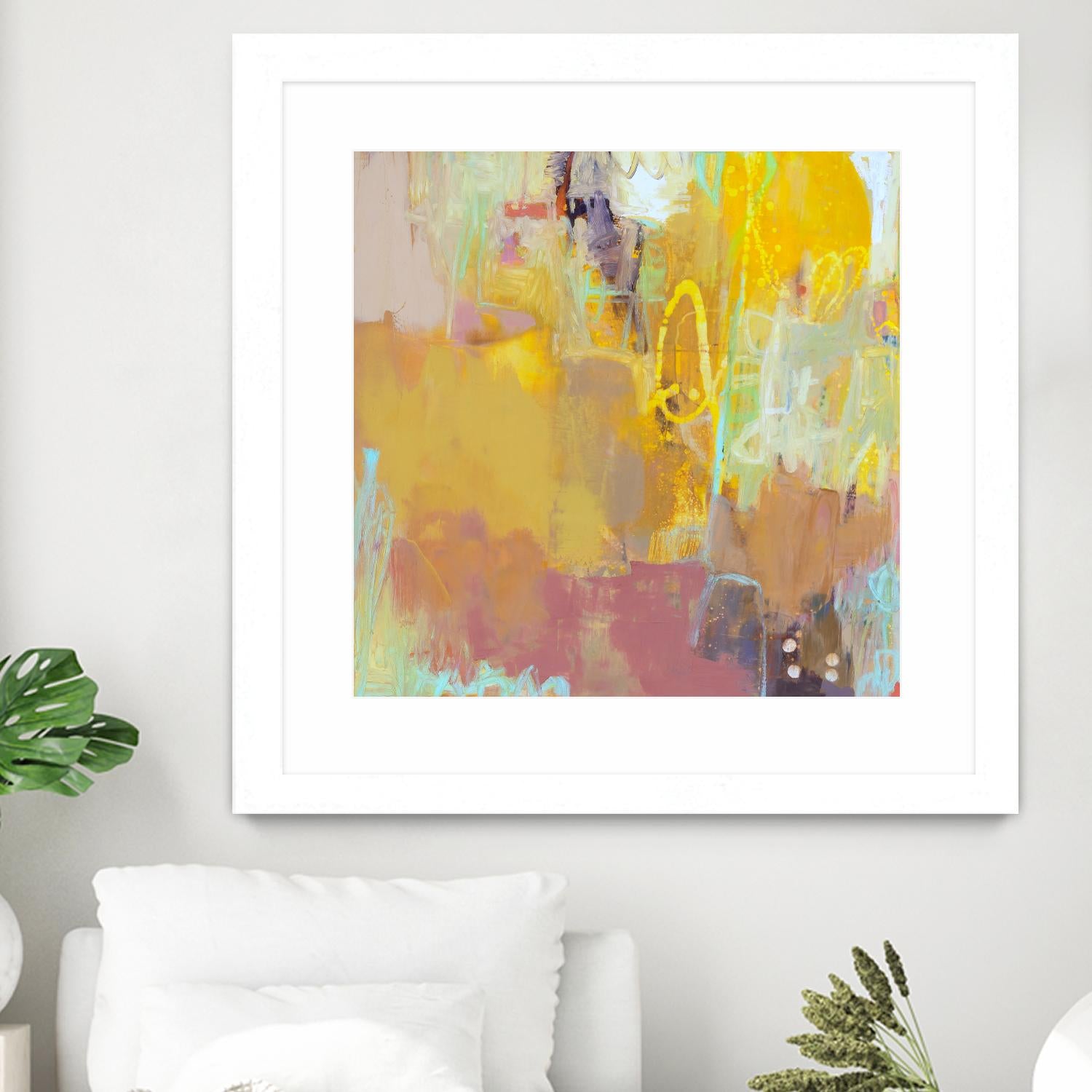 Maez II by Sue Jachimiec on GIANT ART - beige abstract abstract