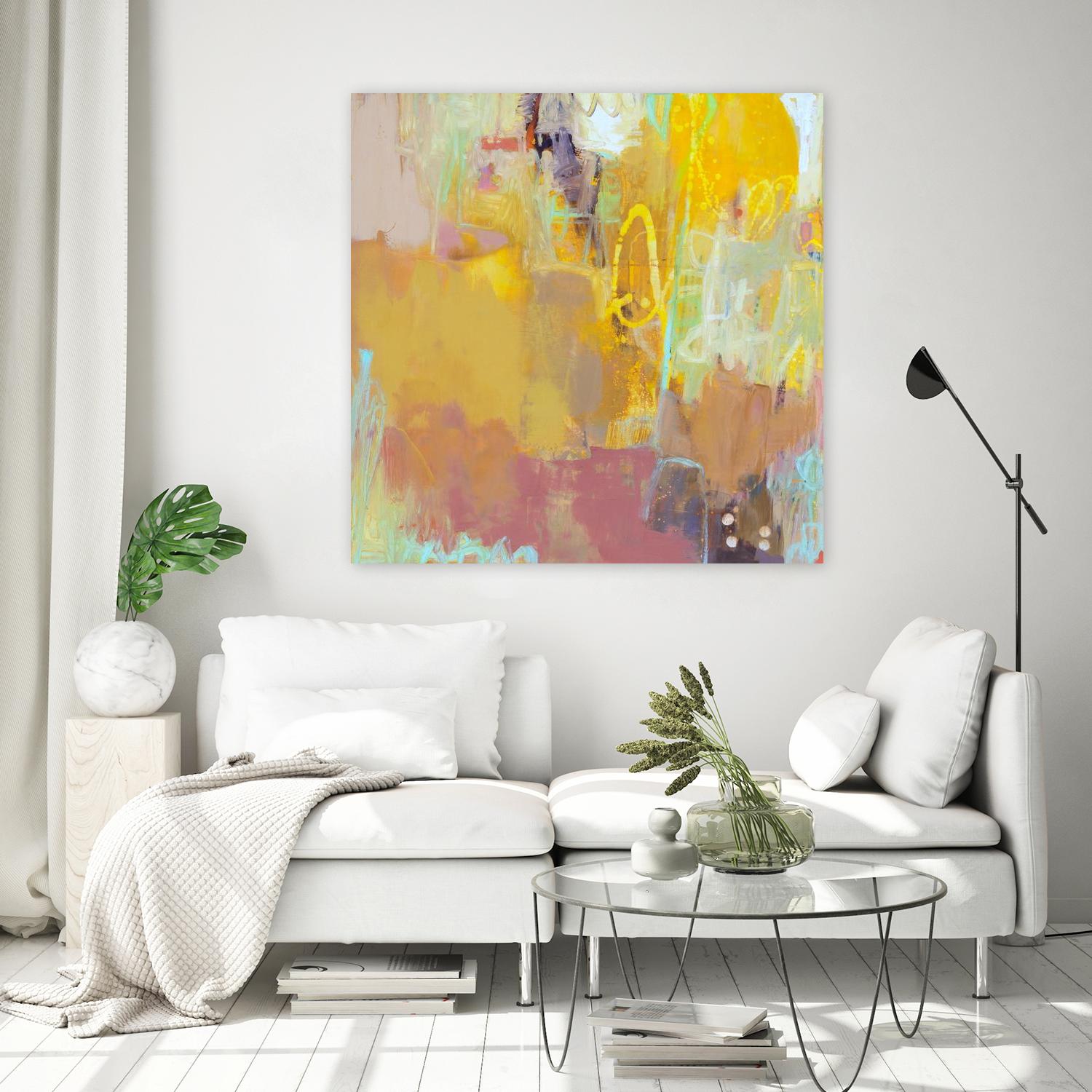 Maez II by Sue Jachimiec on GIANT ART - beige abstract abstract