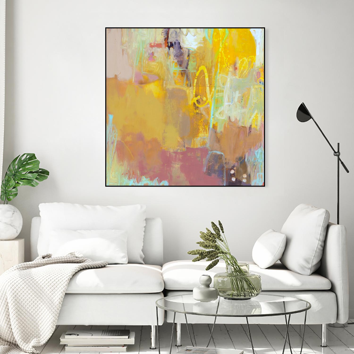 Maez II by Sue Jachimiec on GIANT ART - beige abstract abstract