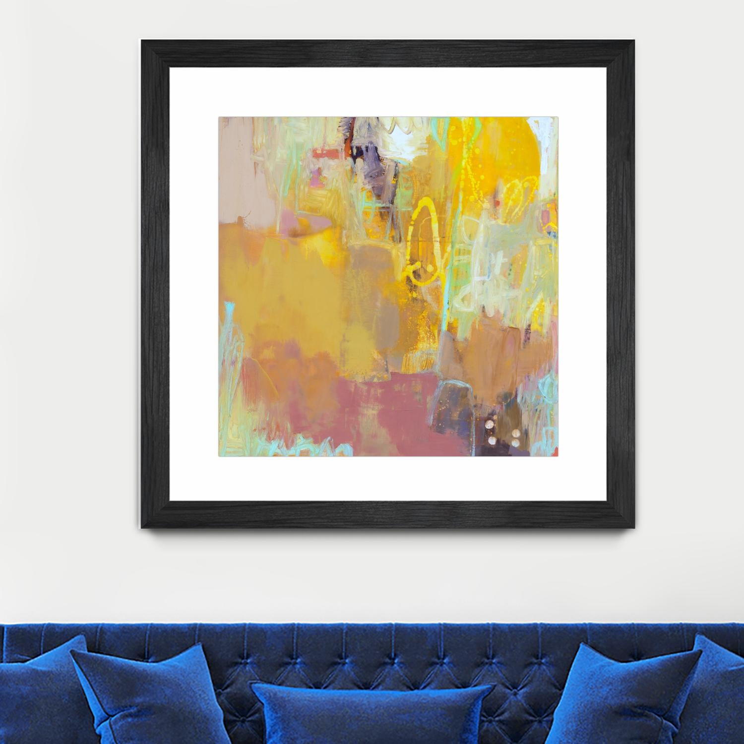 Maez II by Sue Jachimiec on GIANT ART - beige abstract abstract