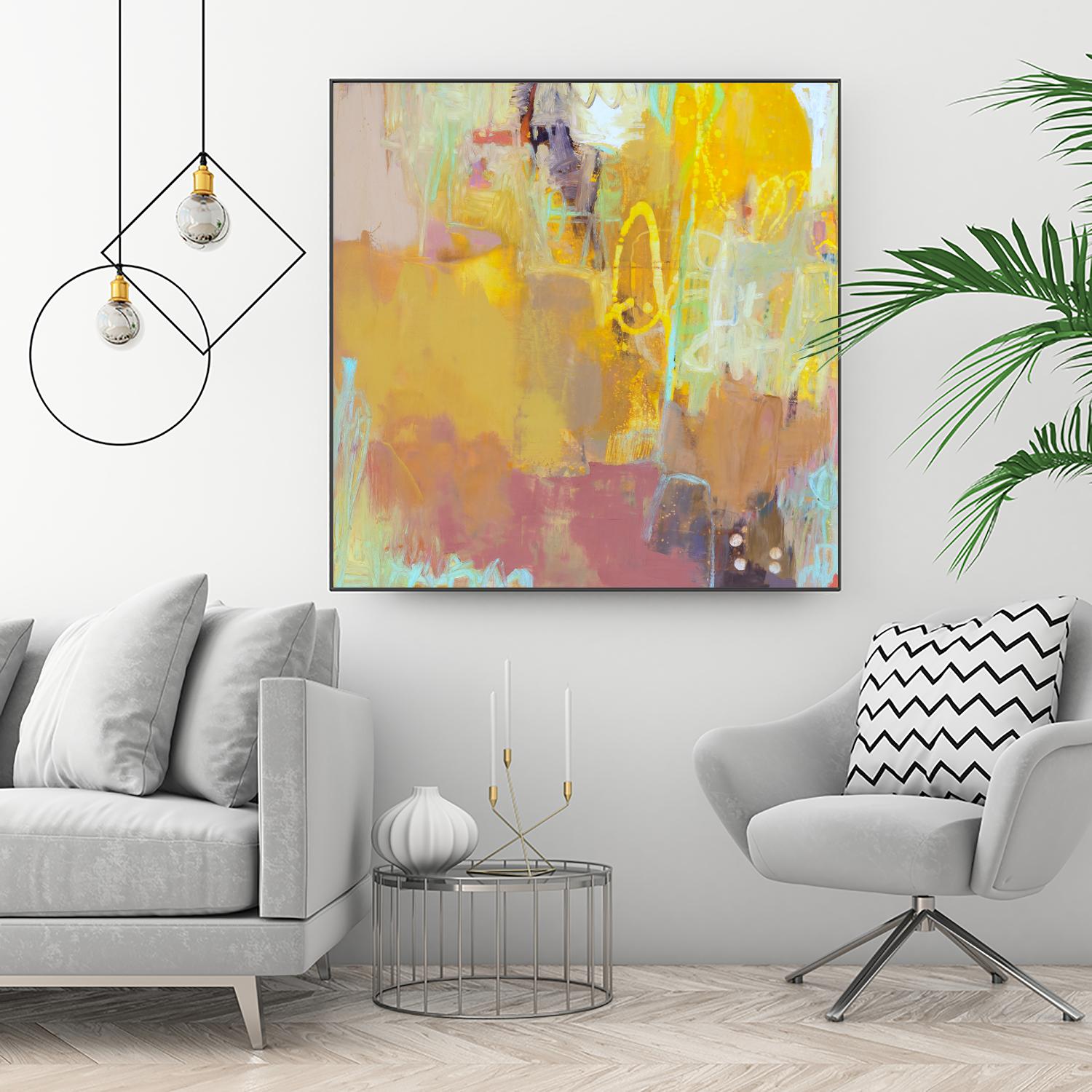 Maez II by Sue Jachimiec on GIANT ART - beige abstract abstract