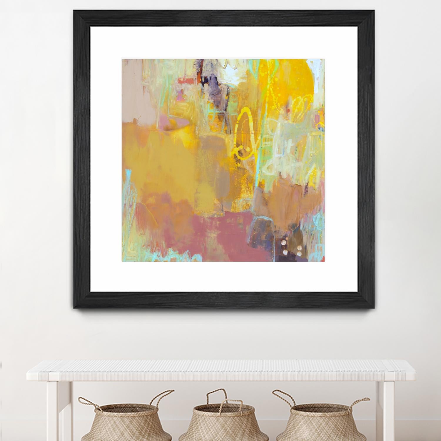 Maez II by Sue Jachimiec on GIANT ART - beige abstract abstract