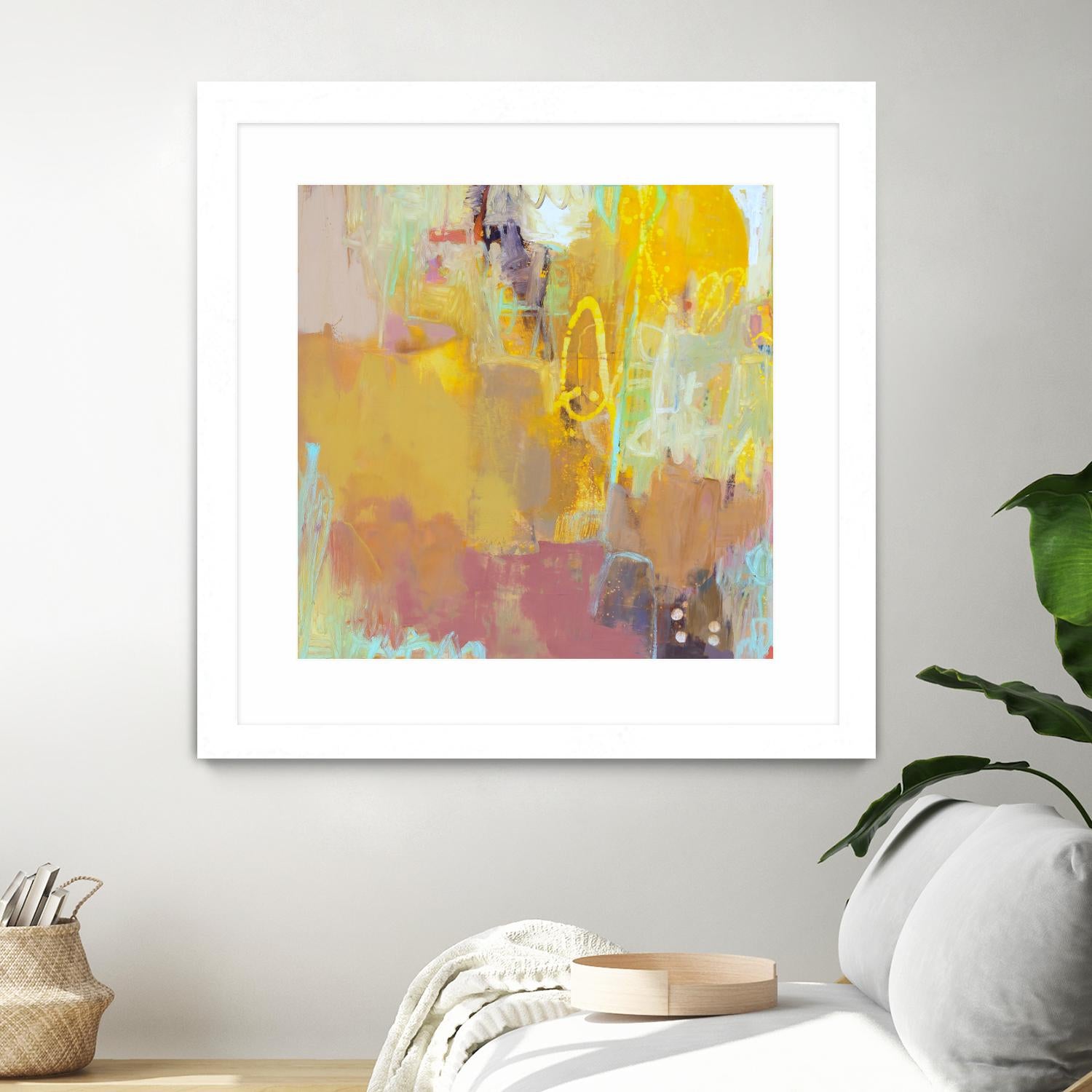 Maez II by Sue Jachimiec on GIANT ART - beige abstract abstract