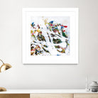 Pollock's Party I by Jodi Fuchs on GIANT ART - red abstract