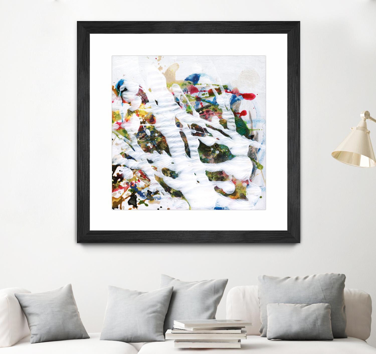 Pollock's Party I by Jodi Fuchs on GIANT ART - red abstract