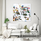 Pollock's Party I by Jodi Fuchs on GIANT ART - red abstract