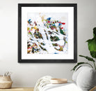 Pollock's Party I by Jodi Fuchs on GIANT ART - red abstract