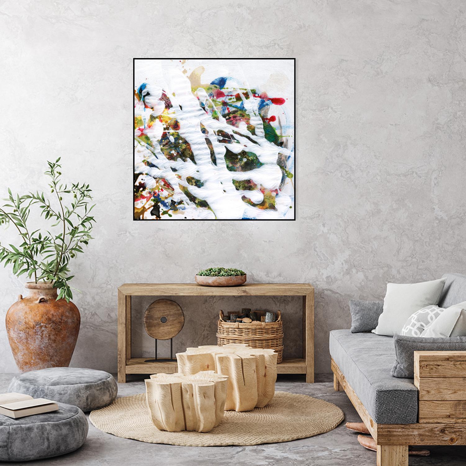 Pollock's Party I by Jodi Fuchs on GIANT ART - red abstract