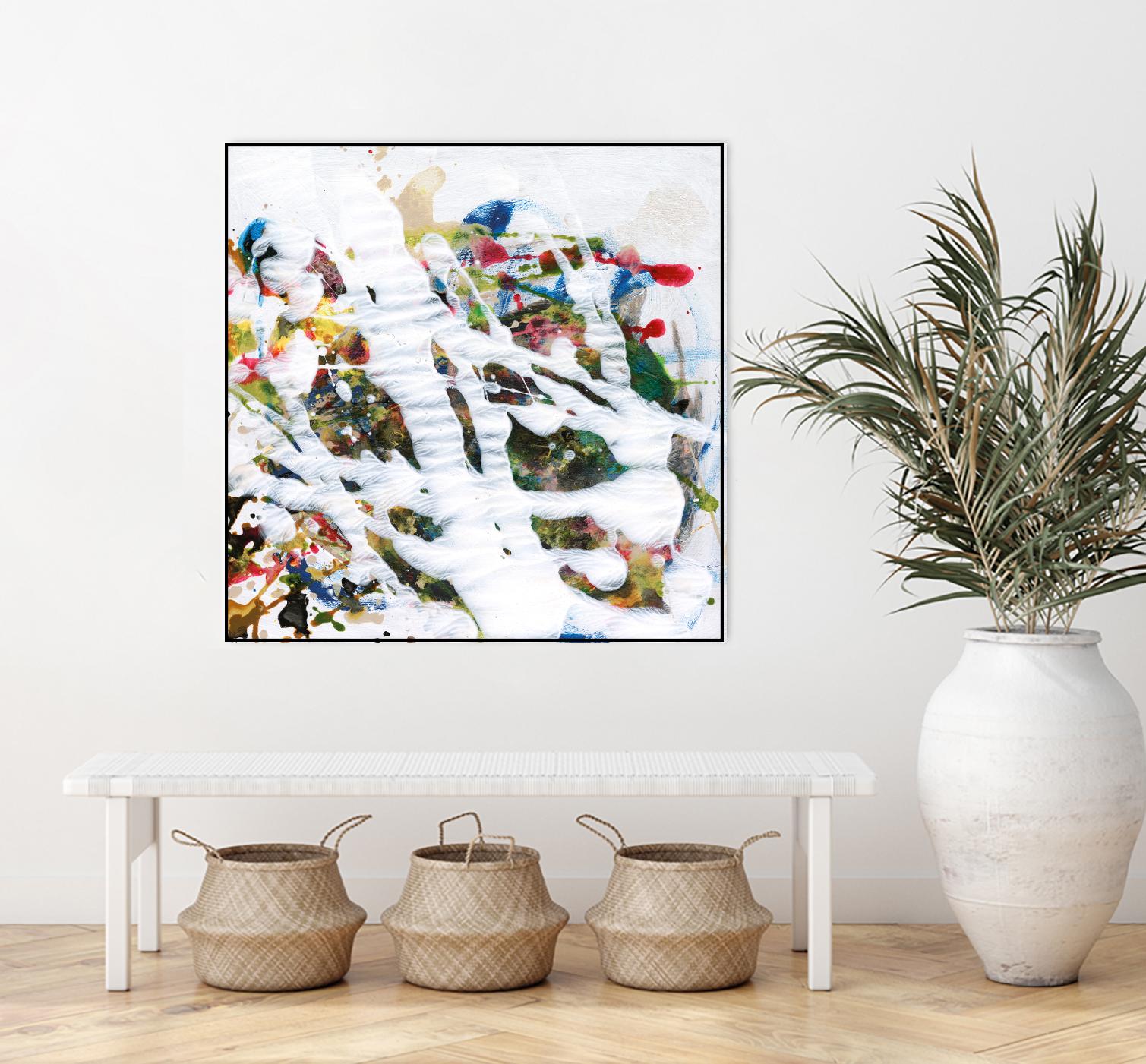 Pollock's Party I by Jodi Fuchs on GIANT ART - red abstract