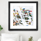 Pollock's Party I by Jodi Fuchs on GIANT ART - red abstract