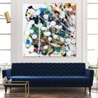 Pollock's Party II by Jodi Fuchs on GIANT ART - orange abstract abstract