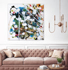 Pollock's Party II by Jodi Fuchs on GIANT ART - orange abstract abstract