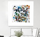 Pollock's Party II by Jodi Fuchs on GIANT ART - orange abstract abstract