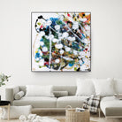 Pollock's Party II by Jodi Fuchs on GIANT ART - orange abstract abstract