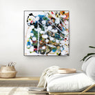 Pollock's Party II by Jodi Fuchs on GIANT ART - orange abstract abstract