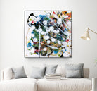 Pollock's Party II by Jodi Fuchs on GIANT ART - orange abstract abstract
