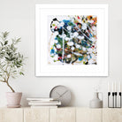 Pollock's Party II by Jodi Fuchs on GIANT ART - orange abstract abstract