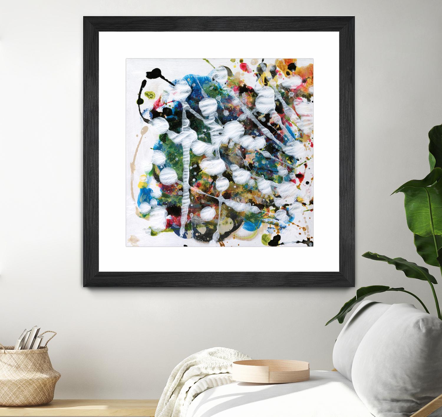 Pollock's Party II by Jodi Fuchs on GIANT ART - orange abstract abstract