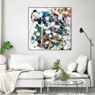Pollock's Party II by Jodi Fuchs on GIANT ART - orange abstract abstract