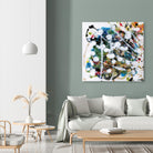 Pollock's Party II by Jodi Fuchs on GIANT ART - orange abstract abstract