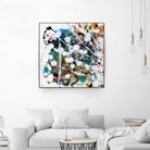 Pollock's Party II by Jodi Fuchs on GIANT ART - orange abstract abstract