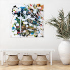 Pollock's Party II by Jodi Fuchs on GIANT ART - orange abstract abstract