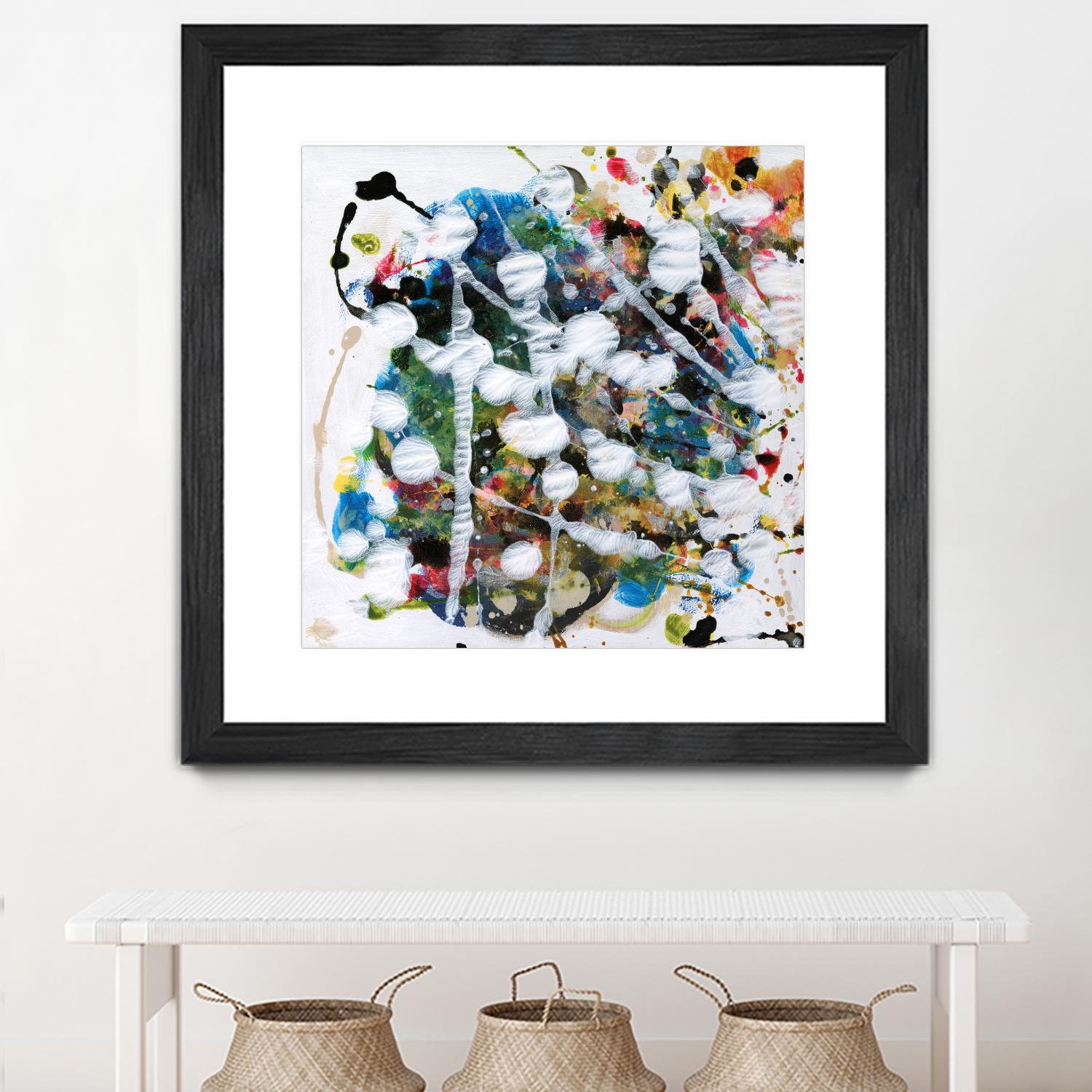 Pollock's Party II by Jodi Fuchs on GIANT ART - orange abstract abstract