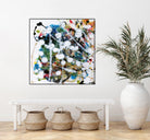 Pollock's Party II by Jodi Fuchs on GIANT ART - orange abstract abstract