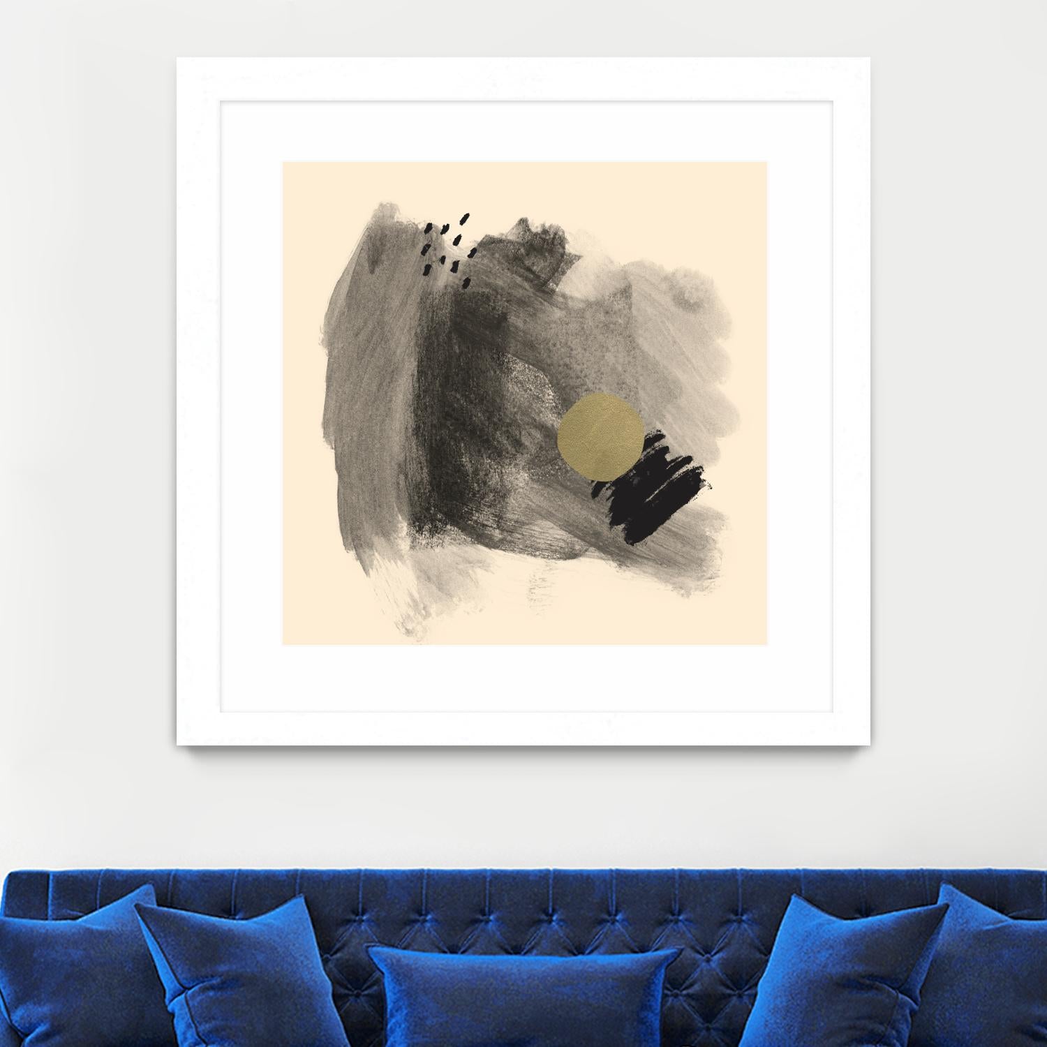 Dark & Stormy I by Jacob Green on GIANT ART - beige abstract abstract