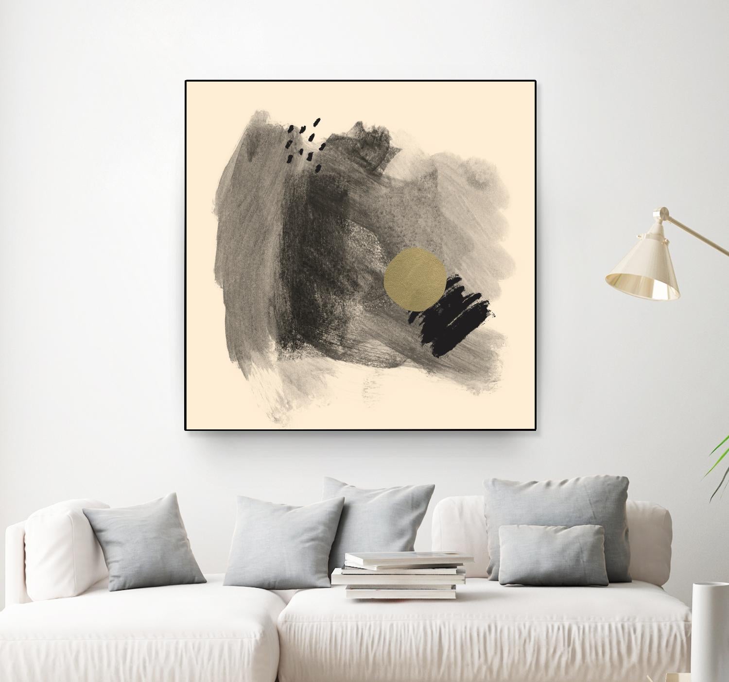Dark & Stormy I by Jacob Green on GIANT ART - beige abstract abstract