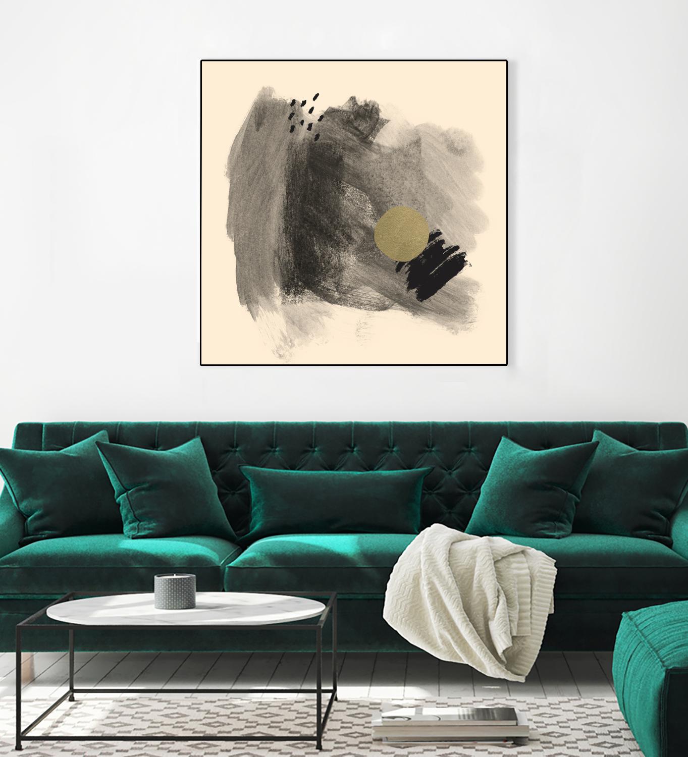 Dark & Stormy I by Jacob Green on GIANT ART - beige abstract abstract