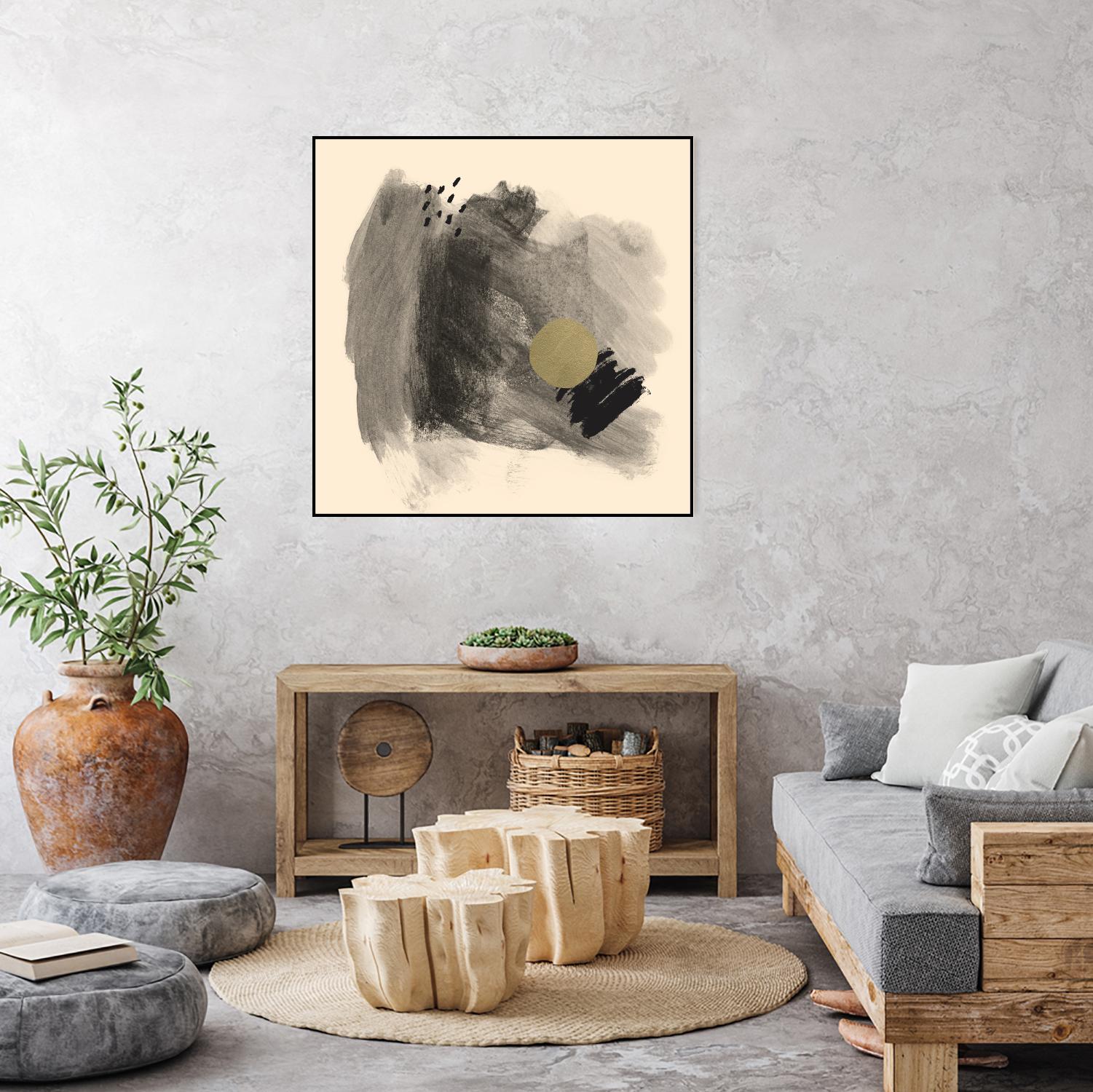 Dark & Stormy I by Jacob Green on GIANT ART - beige abstract abstract