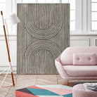 Cedar Grooves II by Vanna Lam on GIANT ART - black  abstract