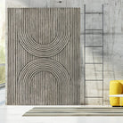 Cedar Grooves II by Vanna Lam on GIANT ART - black  abstract