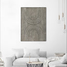 Cedar Grooves II by Vanna Lam on GIANT ART - black  abstract