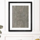 Cedar Grooves II by Vanna Lam on GIANT ART - black  abstract