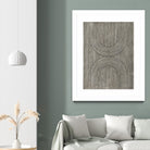 Cedar Grooves II by Vanna Lam on GIANT ART - black  abstract