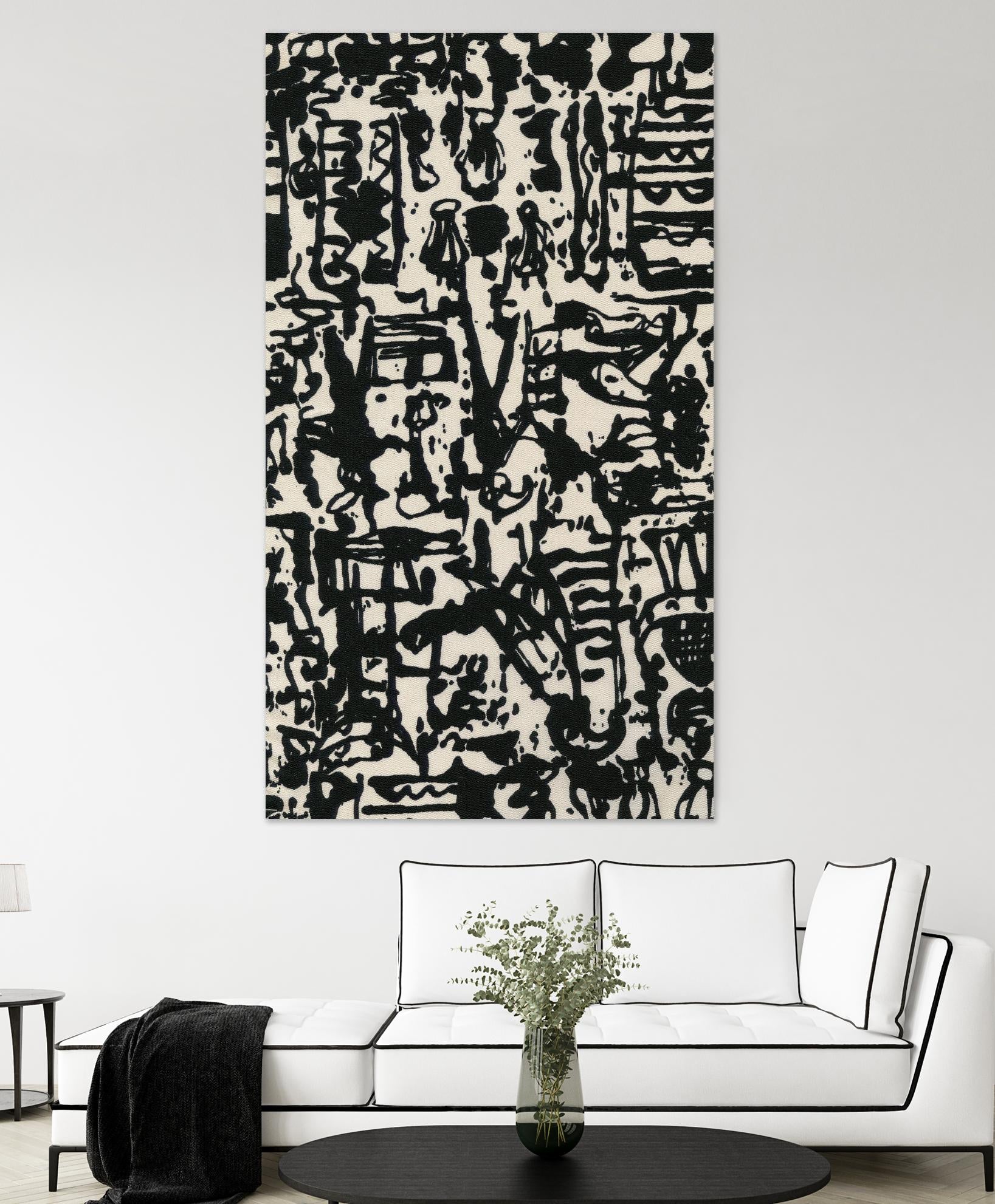 Graphic Mod Abstract I by Baxter Mill Archive on GIANT ART - beige abstract abstract