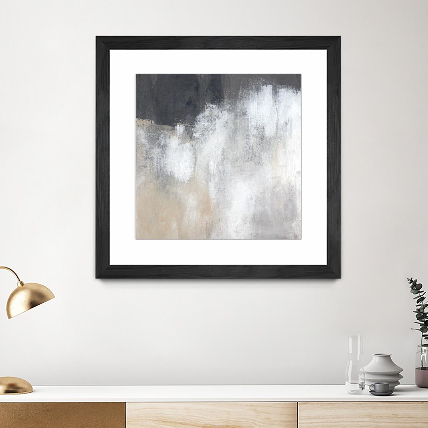 Neutral Abstract II by Jennifer Parker on GIANT ART - beige abstract abstract