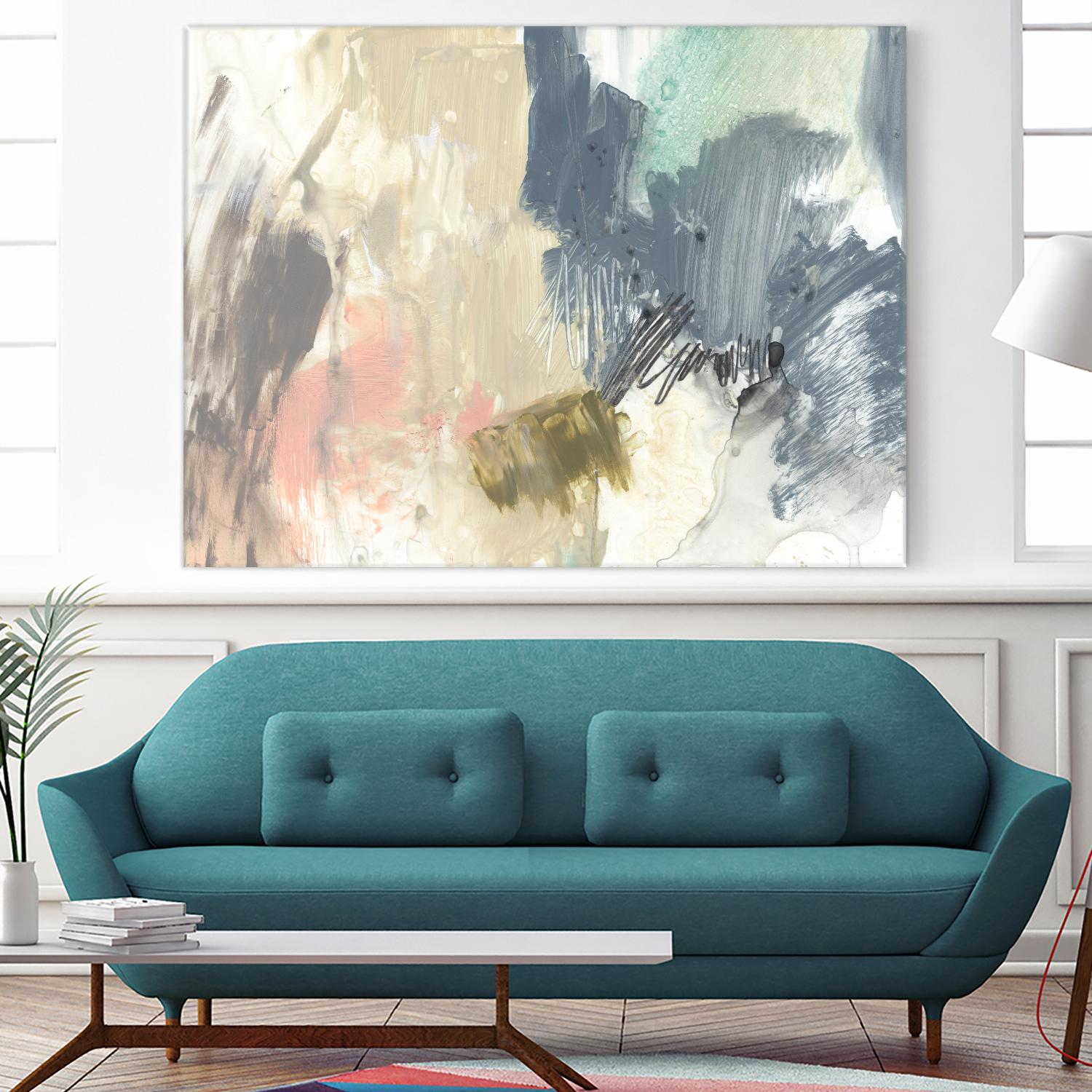 Pastel Immersion III by Jennifer Goldberger on GIANT ART - beige abstract abstract