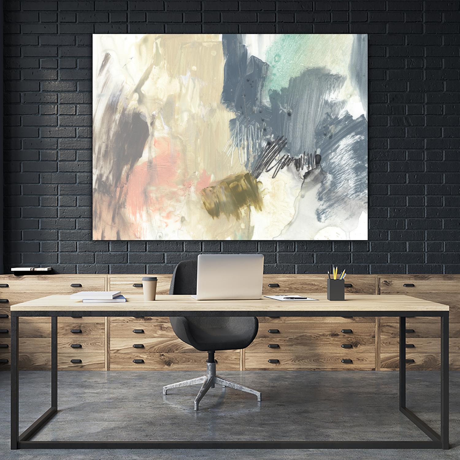 Pastel Immersion III by Jennifer Goldberger on GIANT ART - beige abstract abstract