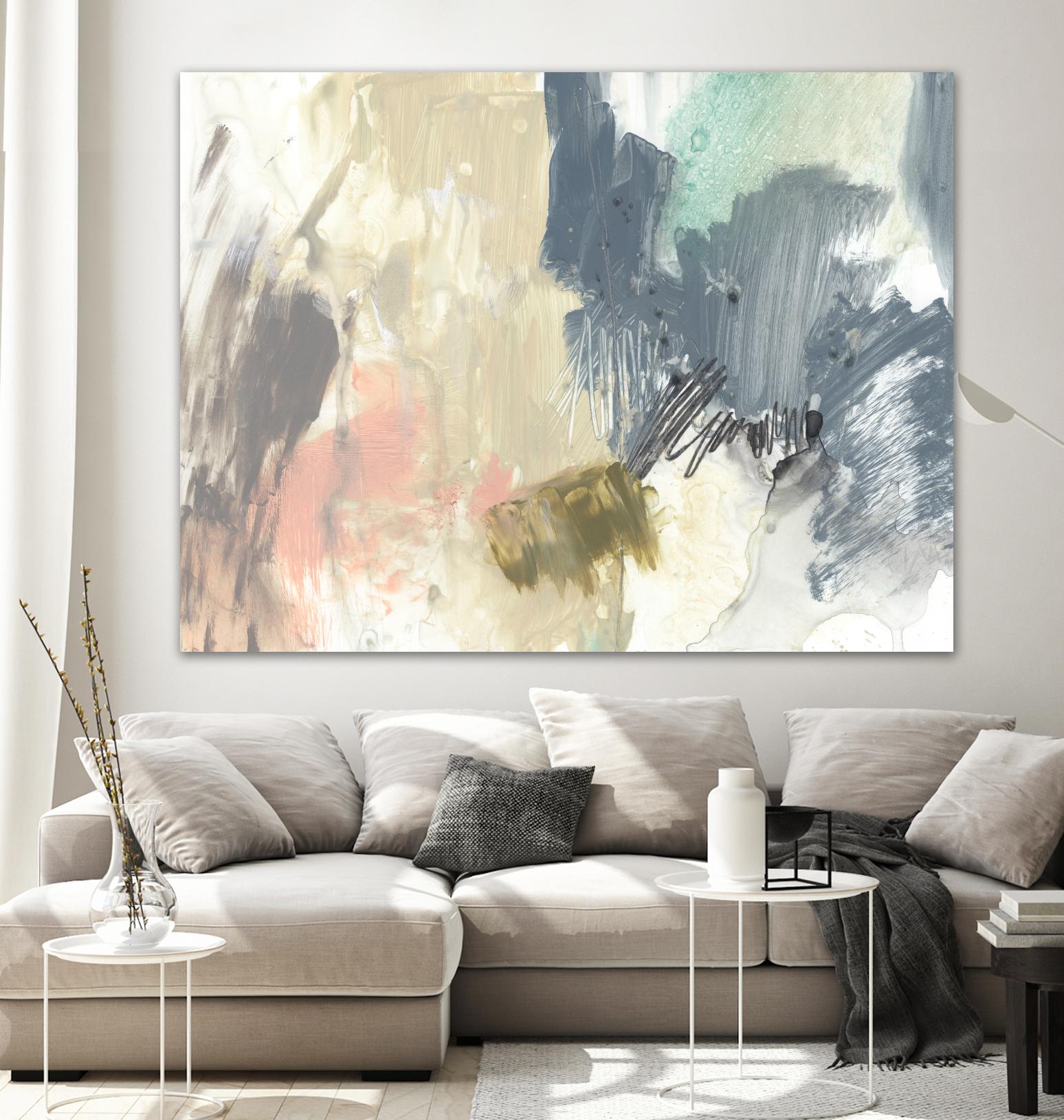Pastel Immersion III by Jennifer Goldberger on GIANT ART - beige abstract abstract