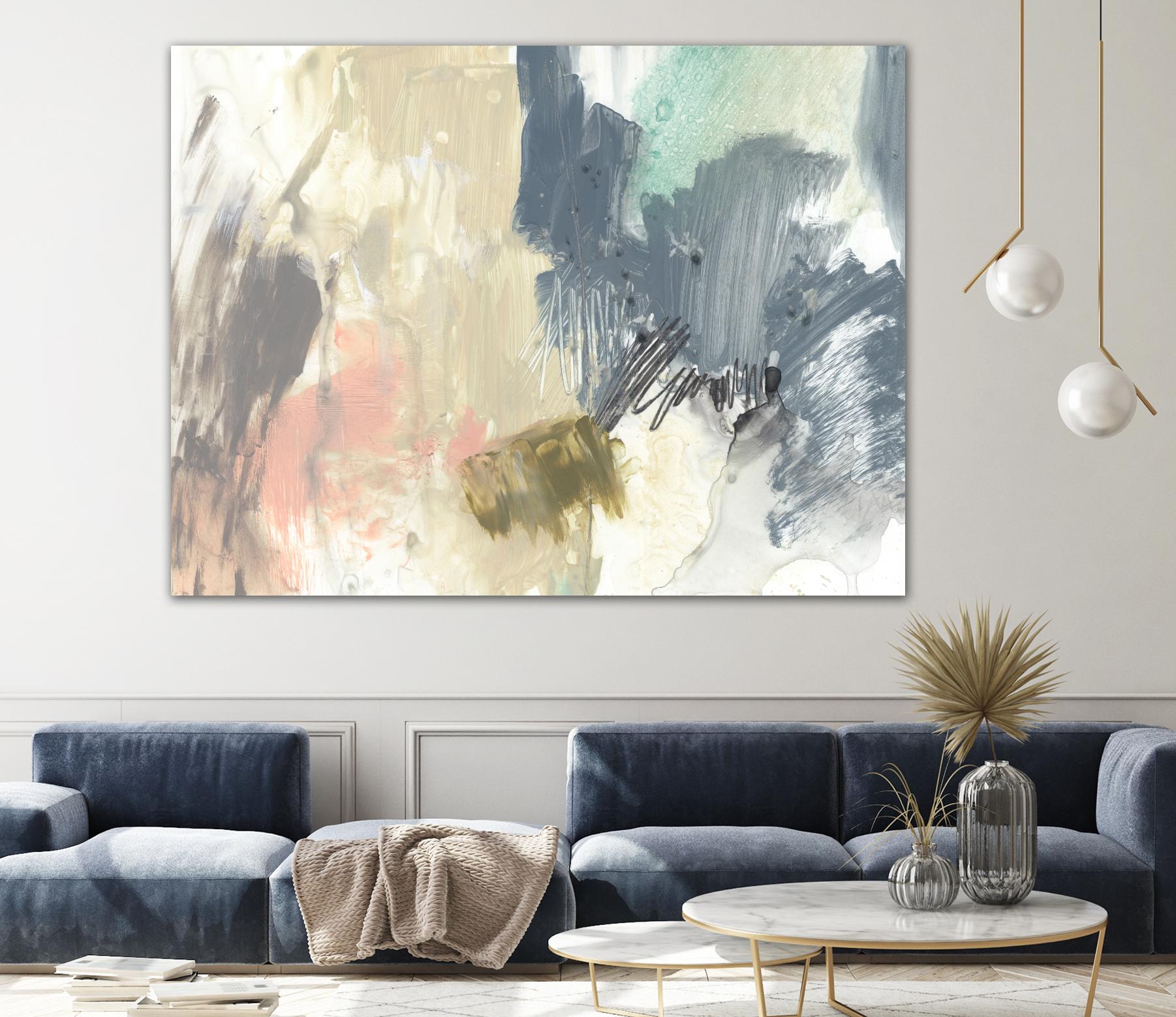 Pastel Immersion III by Jennifer Goldberger on GIANT ART - beige abstract abstract