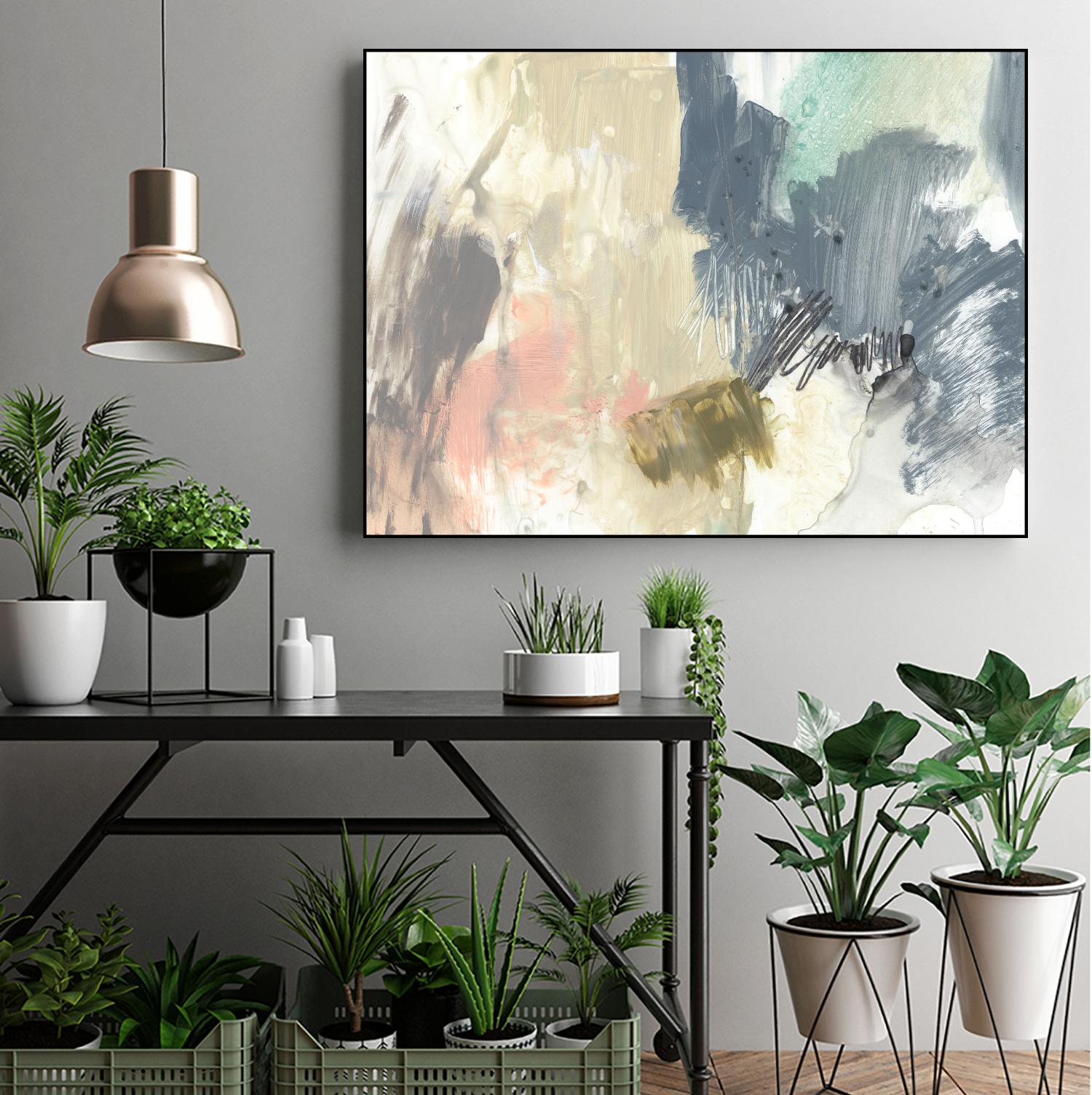 Pastel Immersion III by Jennifer Goldberger on GIANT ART - beige abstract abstract