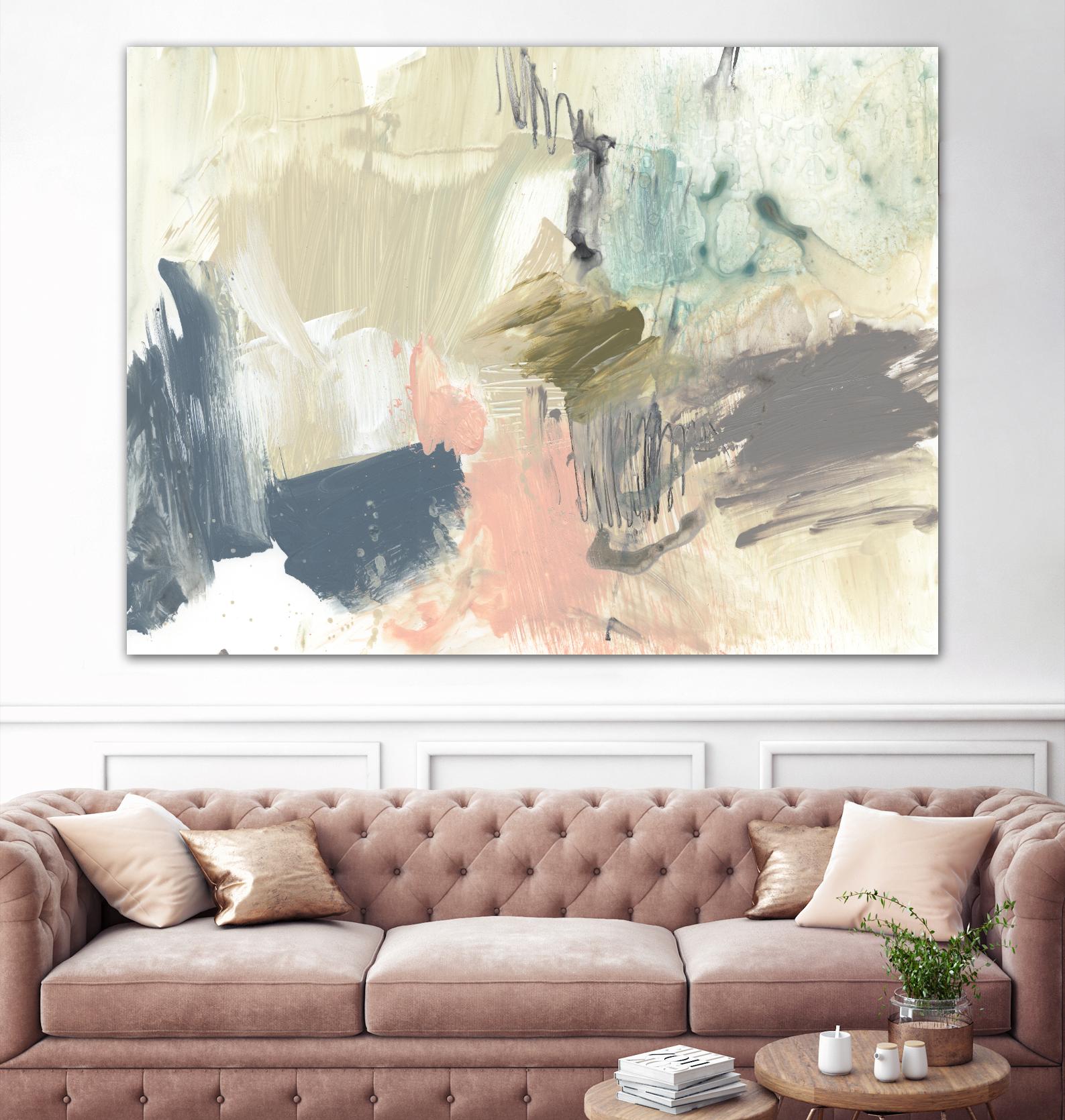 Pastel Immersion IV by Jennifer Goldberger on GIANT ART - pink abstract abstract