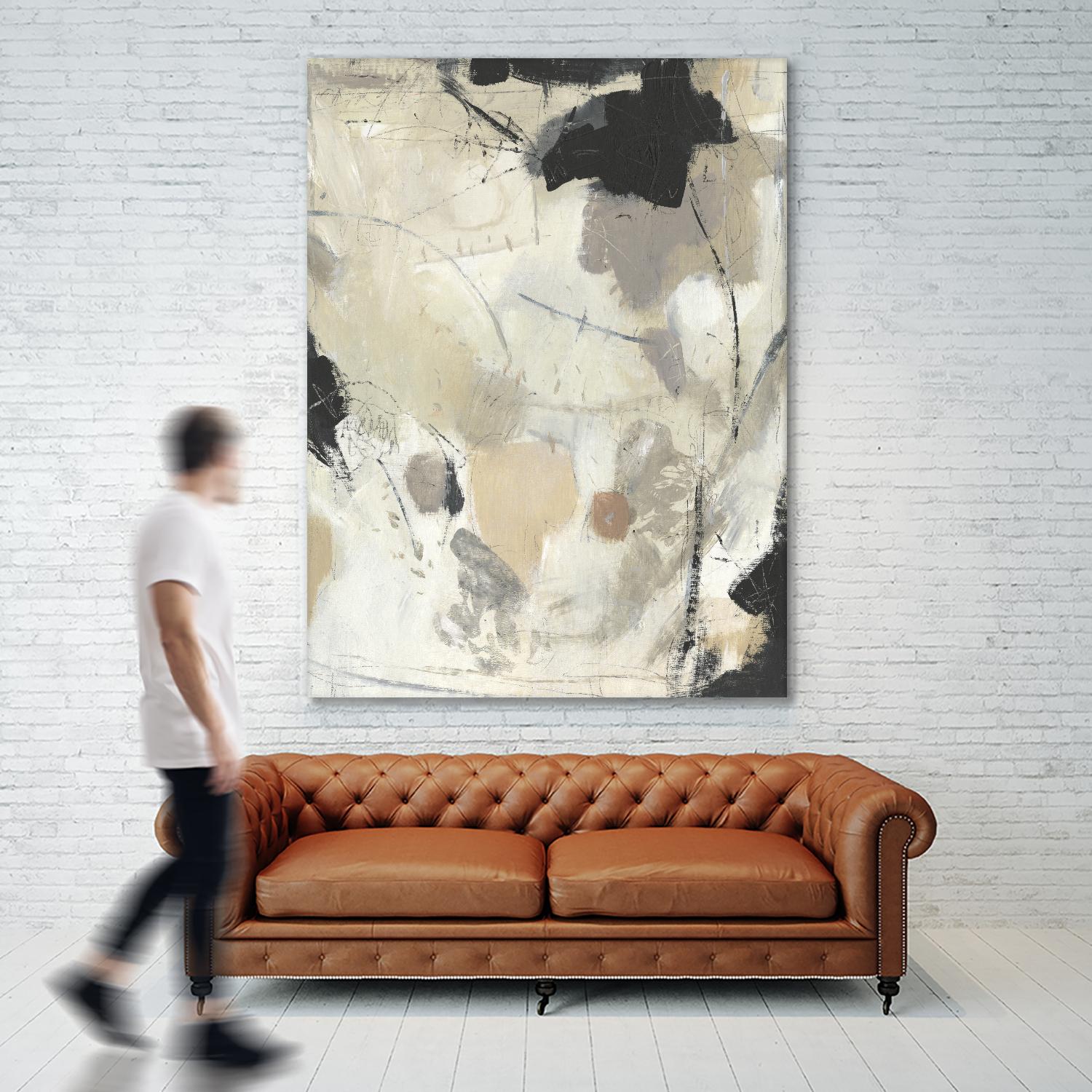 Scattered Remnants II by Tim OToole on GIANT ART - beige abstract abstract