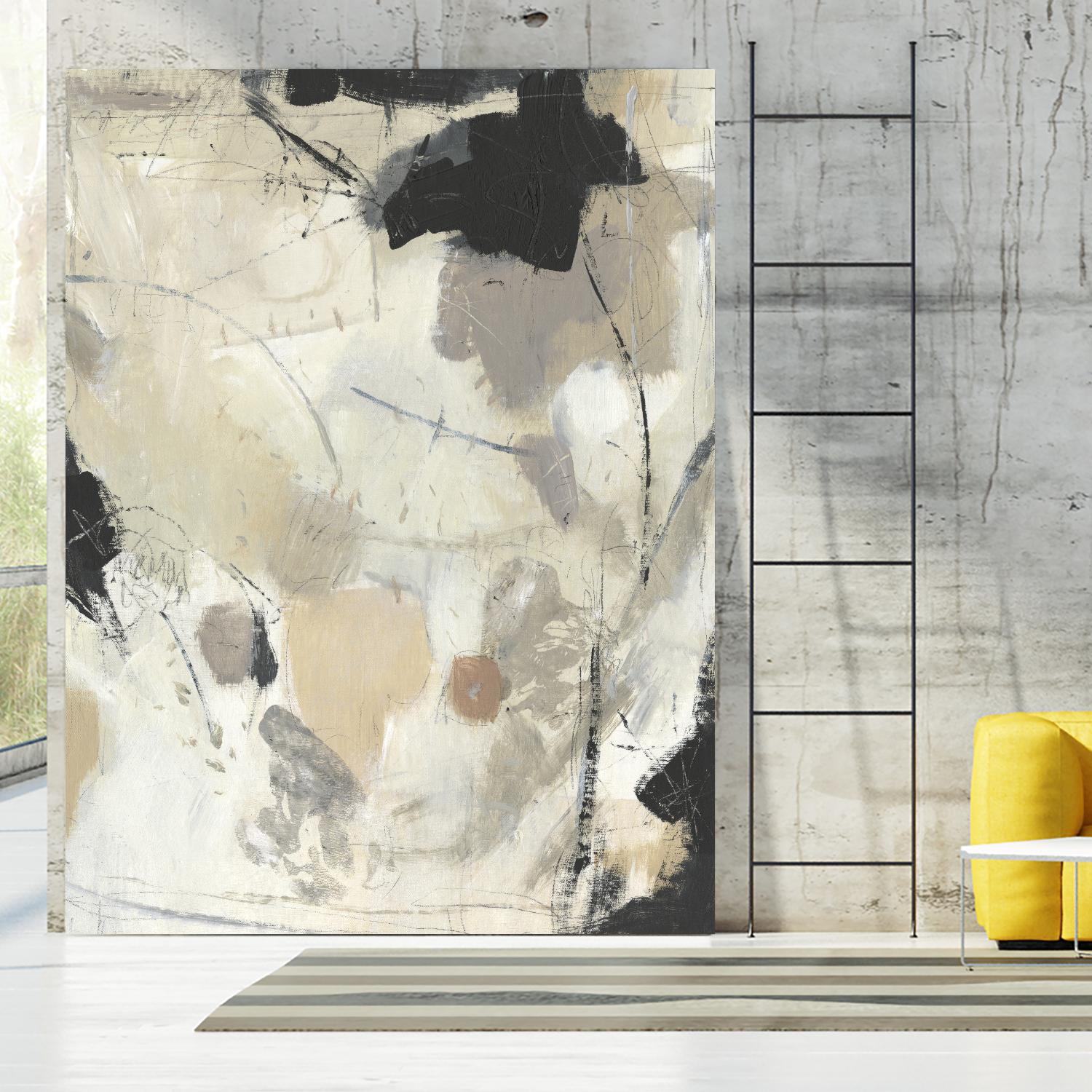 Scattered Remnants II by Tim OToole on GIANT ART - beige abstract abstract