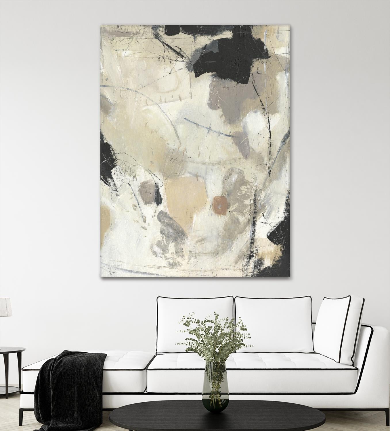 Scattered Remnants II by Tim OToole on GIANT ART - beige abstract abstract
